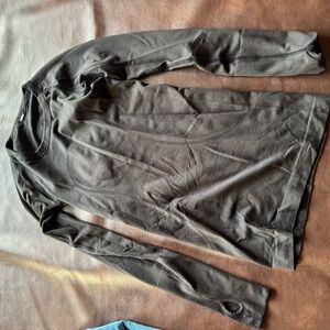 Lululemon Swiftly Tech Original Black Long Sleeve Top